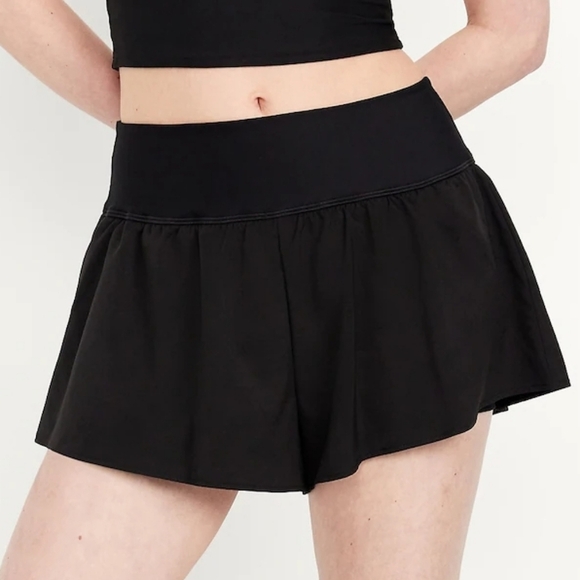 Old Navy High-Waisted StretchTech 2-in-1 Shorts With 3-inch inseam - Picture 1 of 7